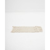 Boho Βαμβακερό Macrame Σουπλά Prairie 25x40cm 25x40cm Natural