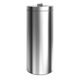 Καλάθι Απλύτων 30 Lit – Inox, Pam & Co, Ø25 x H57 (cm), 2560-001