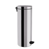 Χαρτοδοχείο 16 Lit Soft Close, No Inner Bucket - Inox, Pam & Co, Ø20 x H55 (cm), 16-2053-001