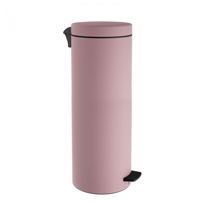 Χαρτοδοχείο 16 Lit Soft Close, No Inner Bucket - Matt Pink, Pam & Co, Ø20 x H55 (cm), 16-2053-303