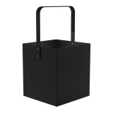 Ξυλιέρα - Matt Black, Pam & Co, W40 x D40 x H75 (cm), 4045-403