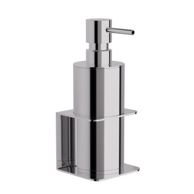 Επιτοίχιο Dispenser (350ml) - Chrome, Pam & Co, W7,5 x D7 x H19 (cm), 81-001