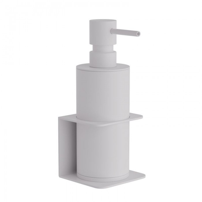 Επιτοίχιο Dispenser (350ml) - Matt White, Pam & Co, W7,5 x D7 x H19 (cm), 81-033