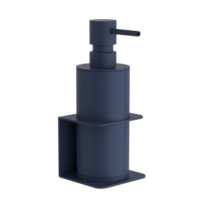 Επιτοίχιο Dispenser (350ml) - Matt Navy Blue, Pam & Co, W7,5 x D7 x H19 (cm), 81-203