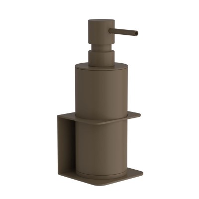 Επιτοίχιο Dispenser (350ml) - Matt Light Bronze, Pam & Co, W7,5 x D7 x H19 (cm), 81-963