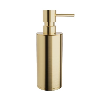 Dispenser (350ml) - Brushed Gold, Pam & Co, Ø6 x H19 (cm), 88-023