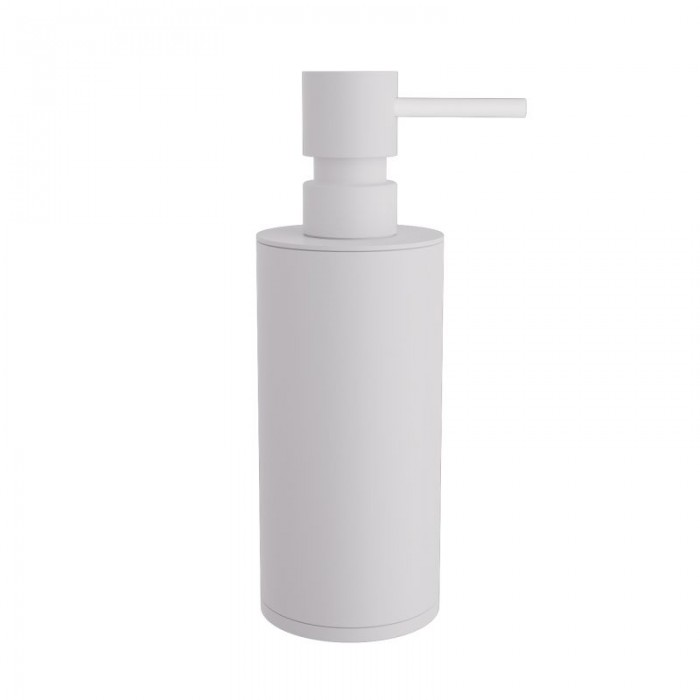 Dispenser (350ml) - Matt White, Pam & Co, Ø6 x H19 (cm), 88-033