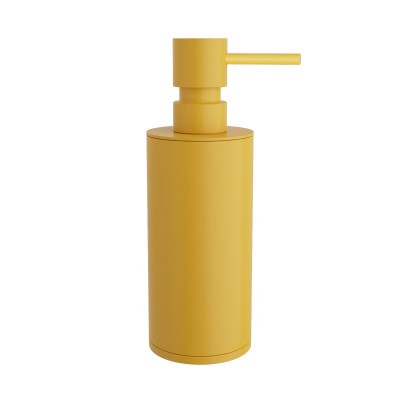 Dispenser (350ml) - Matt Yellow, Pam & Co, Ø6 x H19 (cm), 88-603