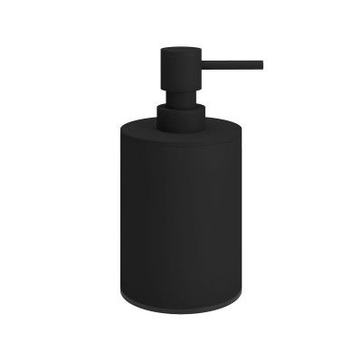 Dispenser (350ml) - Matt Black, Pam & Co, Ø8 x H15 (cm), 90-403