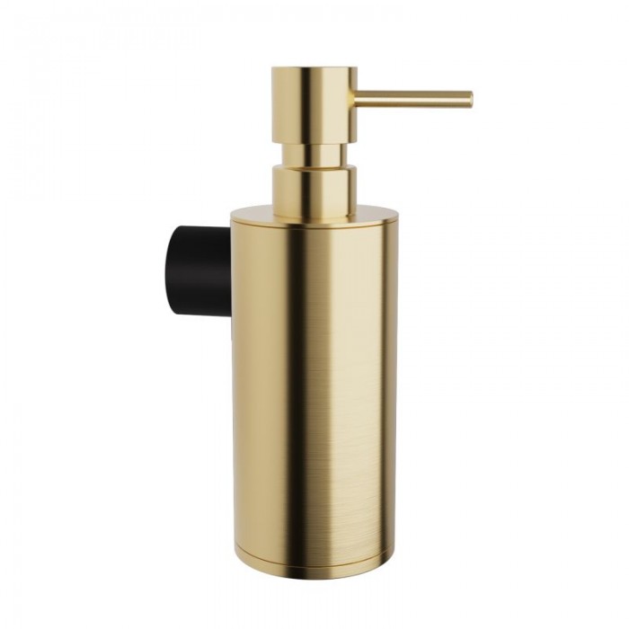 Επιτοίχιο Dispenser (350ml) - Brushed Gold, Pam & Co, Ø6 x H19 (cm), 87-023