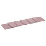 Σουβέρ (6 pcs) - Matt Pink, Pam & Co, W10 x D10 x H0.4 (cm), 1010-303