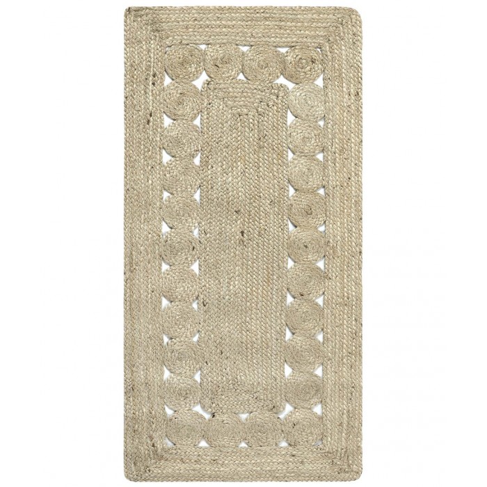 Χαλί γιούτα 1761 (60cm x 130cm) light grey