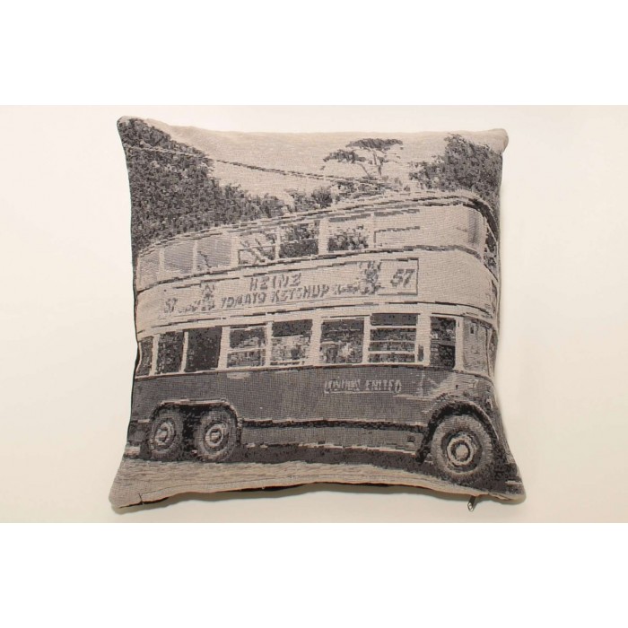 ΜΑΞΙΛΑΡΟΘΗΚΗ (45cm x 45cm) ENGLISH BUS BLACK 