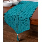 Πλεκτή τραβέρσα c210 (32cm x 160cm) seagreen