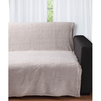 Διακοσμητικό fleece ριχτάρι 032B (150cm x 200cm) beige