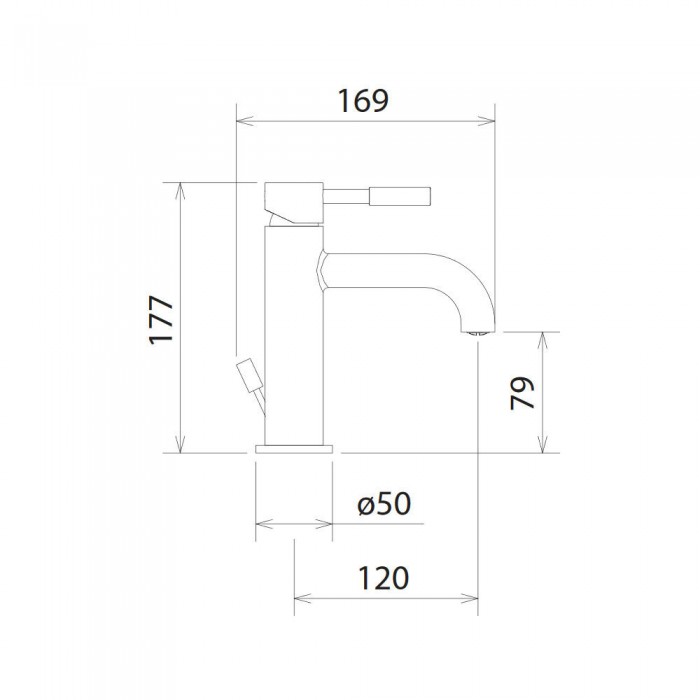 Μπαταρία νιπτήρος La Torre New Tech 12007-110 Inox