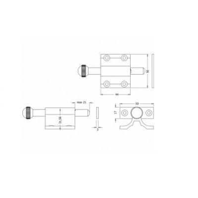 Ασφάλεια στριφτή χρυσή 053-1001 Metalor