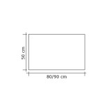 Μεταλλική Κάλυψη τζακιού 583 σε Όρο Ματ 50x90cm