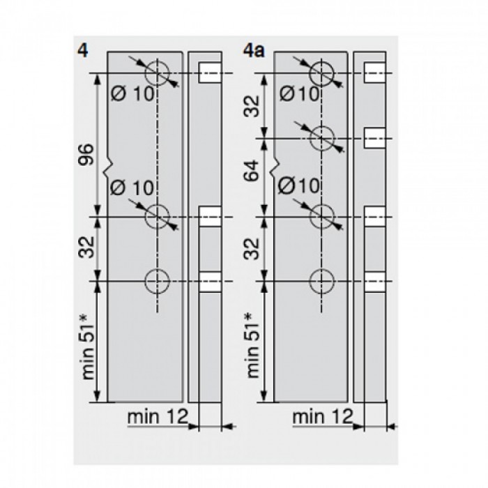 Μεταλλικό συρτάρι BLUM Legrabox -C- 19.3cm Βάθος 50cm με ενσωματωμένο φρένο και TIP ON σε χρώμα Ανθρακί