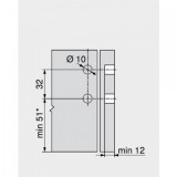 Μεταλλικό συρτάρι BLUM Legrabox -Μ- 10.6cm Βάθος 50cm με ενσωματωμένο φρένο και TIP ON σε χρώμα Ανθρακί