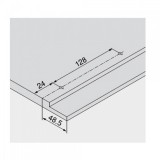 Μεταλλικό συρτάρι BLUM Legrabox -Μ- 10.6cm Βάθος 50cm με ενσωματωμένο φρένο και TIP ON σε χρώμα Ανθρακί