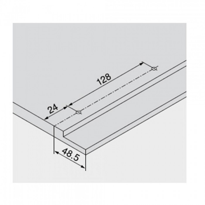 Μεταλλικό συρτάρι BLUM Legrabox -Μ- 10.6cm Βάθος 50cm με ενσωματωμένο φρένο και TIP ON σε χρώμα Ανθρακί