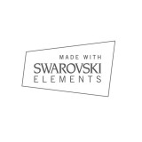 Kουρτινόξυλα Φ25 Domus Swarovski Πάργα με καδένα Νίκελ Ματ 9251-4