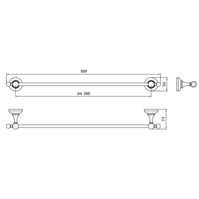 Πετσετοκρεμάστρα Performa Design Victoria 606-100