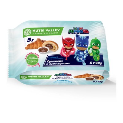 Nutri Valley Κρουασάν PJ Masks Κακάο 5x42gr