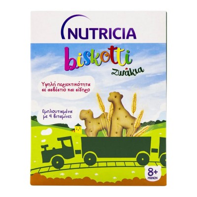 Nutricia Biskotti Βρεφικά Μπισκότα Ζωάκια 180gr