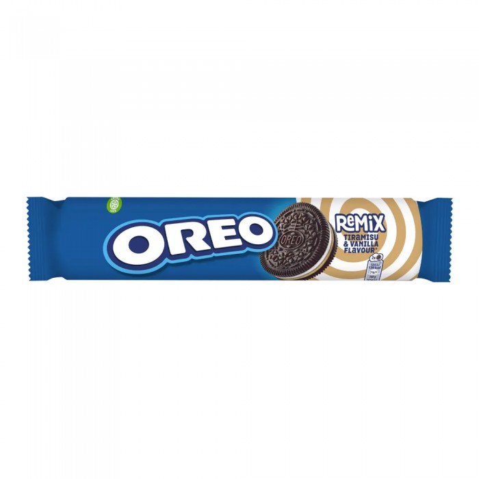 Oreo Remix Μπισκότα Tiramisu & Vanilla 157gr