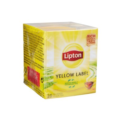 Lipton Yellow Label Μαύρο Τσάι Σε Φακελάκια 10x1.5gr