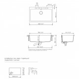 Νεροχύτες Schock Cristadur Mono 15090-1302 Polaris (83,8X53cm) Ένθετος Germany