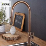 Μπαταρία Κουζίνας Urban 400702-225 Natural Brass Armando Vicario Italy