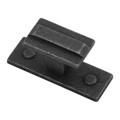 Πομολάκι επίπλου Μεταλλικό 4,4cm x 1,5cm 561 Black Iron Roline 