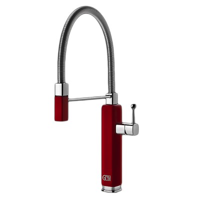 Μπαταρία Κουζίνας με ντους Gessi Happy 60061-851 Red Glossy