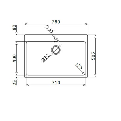 ΝΕΡΟΧΥΤΕΣ Pyramis INSET LEDGE (76×50,5) 1B - 101061501