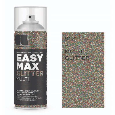 Σπρέι Glitter Cosmolac - MULTI 912 Easy Max 400ml 