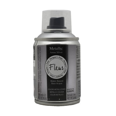 Μεταλλικό Σπρέι Fleur F90 - ASTON SILVER 100ml 64042