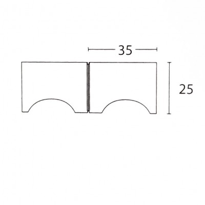 Μπούλ εξώθυρας Convex (2Τεμάχια ζεύγος) σειρά 787Ζ σε Ματ Νίκελ