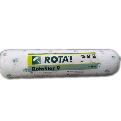 Ρόλο Rotastar 9mm Πέλος 25cm μήκος 48mm διάμετρος κυλίνδρου για όλους τους τύπους χρωμάτων και ειδικά για αστάρια