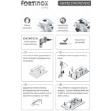 Ανοξείδωτος νεροχύτης Fortinox Squadro 28055-110 (54x44)