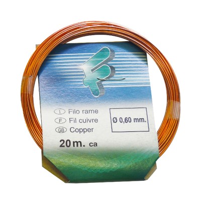 Διακοσμητικό Σύρμα Χαλκού Πάχους 0,60mm 20m Filgraf HRAM60