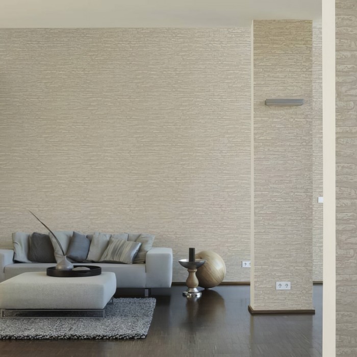 Ταπετσαρία Τοίχου 0.53x10.05m A.S. Création Attractive 2 «Stone, Beige» 390271