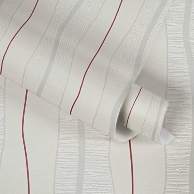 Ταπετσαρία Τοίχου 0.53x10.05m A.S. Création Casual Living «Stripes, Cream, Red» 249531