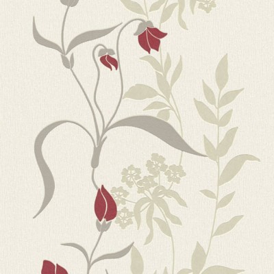 Ταπετσαρία Τοίχου 0.53x10.05m A.S. Création Casual Living «Flowers, Beige, Brown, Red» 958741