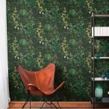 Tαπετσαρία Τοίχου A.S. Creation «PintWalls II» 0.53x10.05m «Floral, Black, Green» 396981