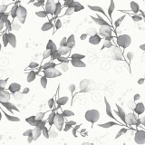 Tαπετσαρία Τοίχου A.S. Creation «Pure Elegance» 0.53x10.05m «Floral, Grey, Metallic, Silver, White» 397686