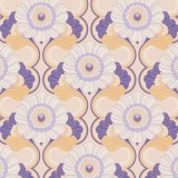 Ταπετσαρία Τοίχου 0.53x8.5m A.S. Création Retro Chic «Floral, Beige, Pink, Purple» 395303