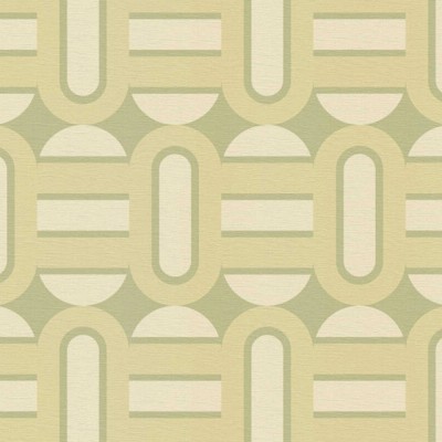 Ταπετσαρία Τοίχου 0.53x8.5m A.S. Création Retro Chic «Graphics, Cream, Green» 395361